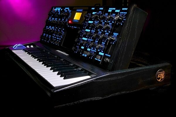 open zoom image for Moog Music Minimoog Voyager Anniversary Edition Analog Synthesizer, Angle in Light