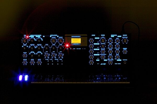 open zoom image for Moog Music Minimoog Voyager Anniversary Edition Analog Synthesizer, In the Dark