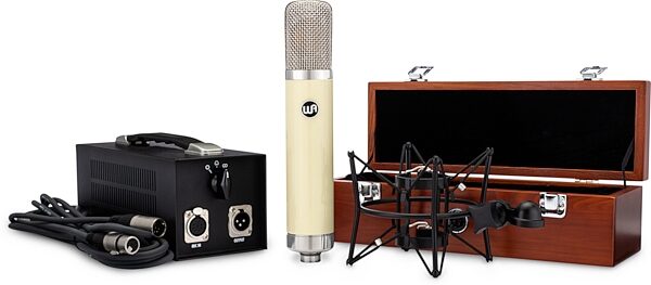 open zoom image for Warm Audio WA-251 Large-Diaphragm Tube Condenser Microphone, New, Main with all components Front