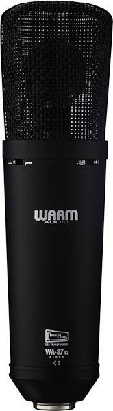 open zoom image for Warm Audio WA-87 R2 Large-Diaphragm Condenser Microphone, Black, Rear detail Back