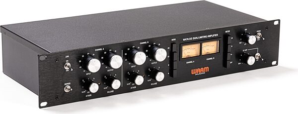 open zoom image for Warm Audio WA76-D2 Two-Channel Discrete Compressor, New, Action Position Back