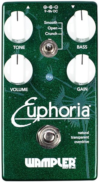 open zoom image for Wampler Euphoria Natural Transparent Overdrive, New, Main
