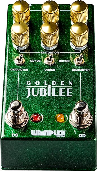 open zoom image for Wampler Golden Jubilee Overdrive Pedal, Open Box (Like New), Action Position Back
