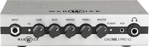 open zoom image for Warwick Gnome i Pro V2 Digital Pocket Bass Amp Head (300 Watts), New, Action Position Back