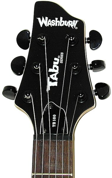 open zoom image for Washburn TB100 Tabu Electric Guitar, Headstock Detail