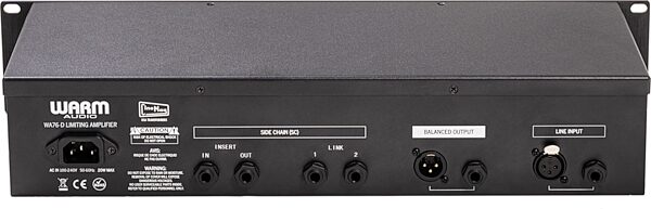 open zoom image for Warm Audio WA76-D Single-Channel Discrete Compressor, New, Back