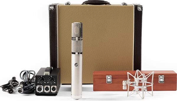open zoom image for Warm Audio WA-CX24 Large-Diaphragm Stereo Tube Condenser Microphone, New, Action Position Back