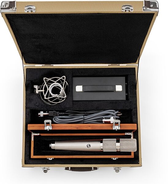 open zoom image for Warm Audio WA-CX24 Large-Diaphragm Stereo Tube Condenser Microphone, New, Action Position Back