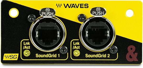 open zoom image for Allen and Heath SQ Waves SoundGrid Audio Interface Module for SQ Series Mixers, Action Position Front