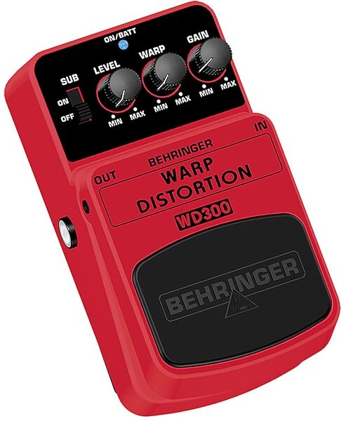 open zoom image for Behringer WD300 Warp Distortion Pedal, Main