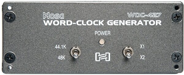 open zoom image for Hosa WDC427 Word Clock Generator 44/96K, Front