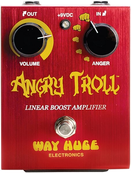 open zoom image for Way Huge Angry Troll Boost Pedal, Main