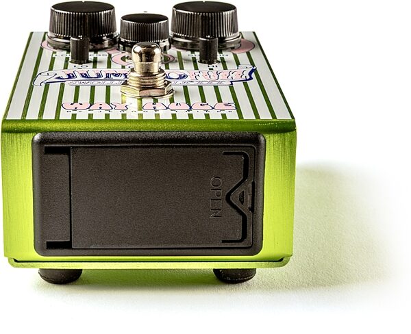 open zoom image for Way Huge Jumbo Swollen Pickle XXX Fuzz Pedal, New, Action Position Back