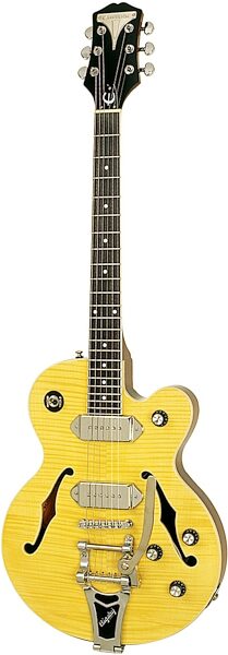 open zoom image for Epiphone Wildkat Electric Guitar with Bigsby Tremolo, Antique Natural