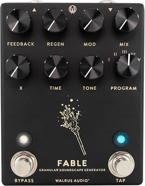 open zoom image for Walrus Audio Fable Granular Soundscape Generator Pedal, Black, Action Position Back