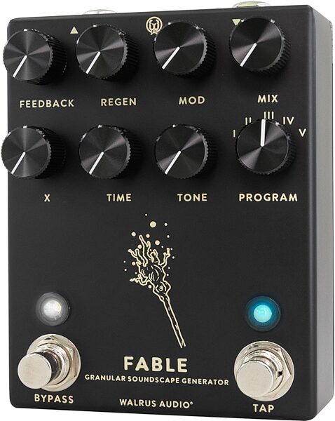 open zoom image for Walrus Audio Fable Granular Soundscape Generator Pedal, Black, Action Position Back