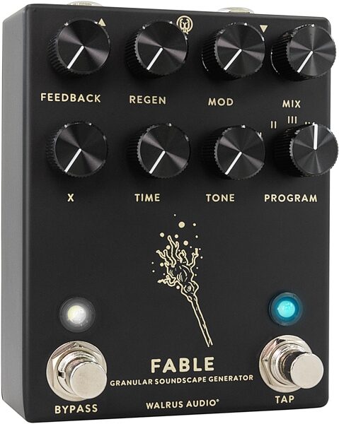 open zoom image for Walrus Audio Fable Granular Soundscape Generator Pedal, Black, Action Position Back