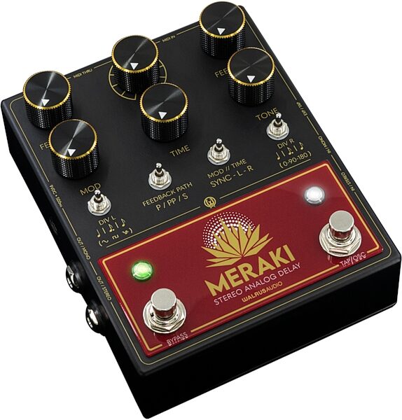 open zoom image for Walrus Audio Meraki Analog Stereo Delay Pedal, New, Action Position Back