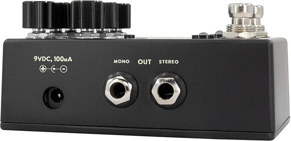 open zoom image for Walrus Audio Monumental Harmonic Stereo Tremolo Pedal, Black, Action Position Back