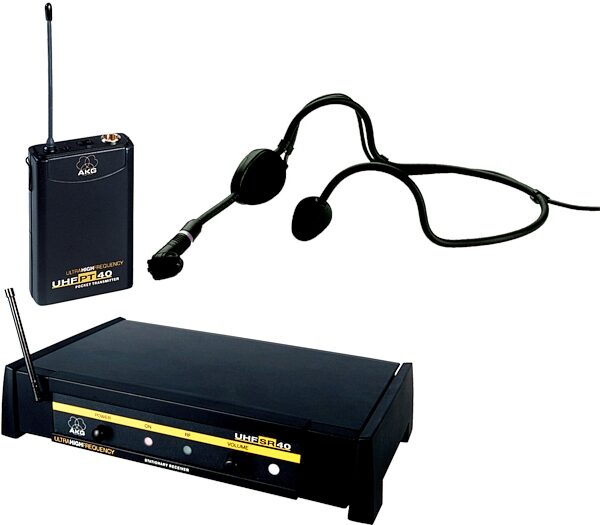 open zoom image for AKG WMS40 UHF Headset Wireless System with C444 Microphone, Main