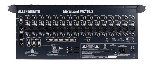 open zoom image for Allen and Heath MixWizard WZ4 16:2 Mixer, 16-Channel, Open Box (Very Good), Rear