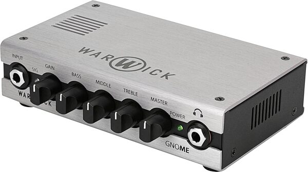 open zoom image for Warwick Gnome Pocket Bass Amplifier (200 Watts), New, Action Position Back