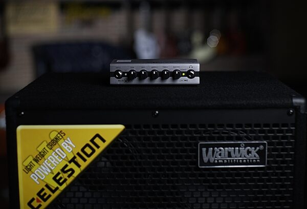 open zoom image for Warwick Gnome Pocket Bass Amplifier (200 Watts), New, Action Position Back