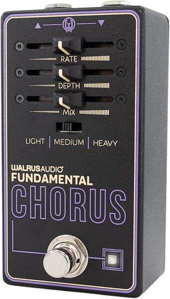 open zoom image for Walrus Audio Fundamental Series Chorus Pedal, New, Action Position Back