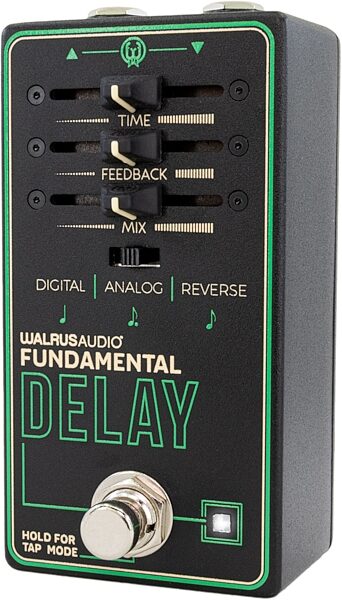 open zoom image for Walrus Audio Fundamental Series Delay Pedal, New, Action Position Back