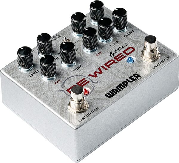open zoom image for Wampler ReWired Brent Mason Signature Overdrive/Distortion Pedal, New, Action Position Back