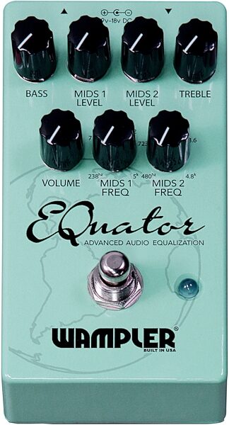 open zoom image for Wampler Equator EQ Pedal, Open Box (Like New), Action Position Back