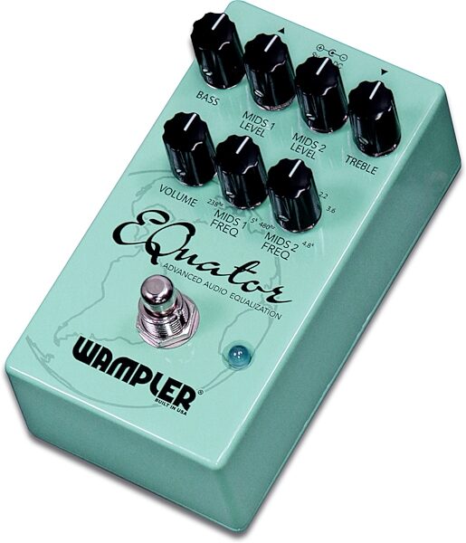 open zoom image for Wampler Equator EQ Pedal, Open Box (Like New), Angled Front