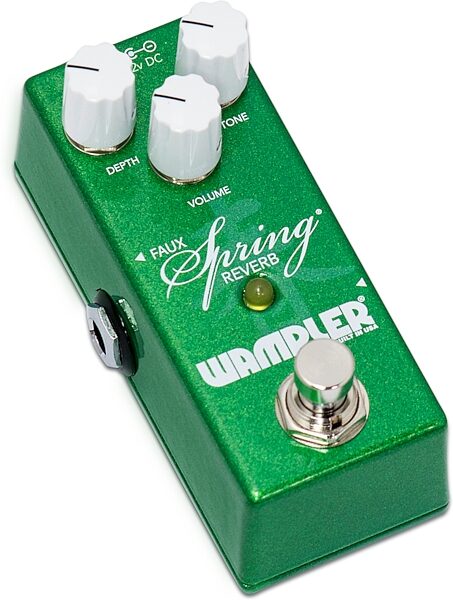 open zoom image for Wampler Mini Faux Spring Reverb Pedal, New, Angled Front