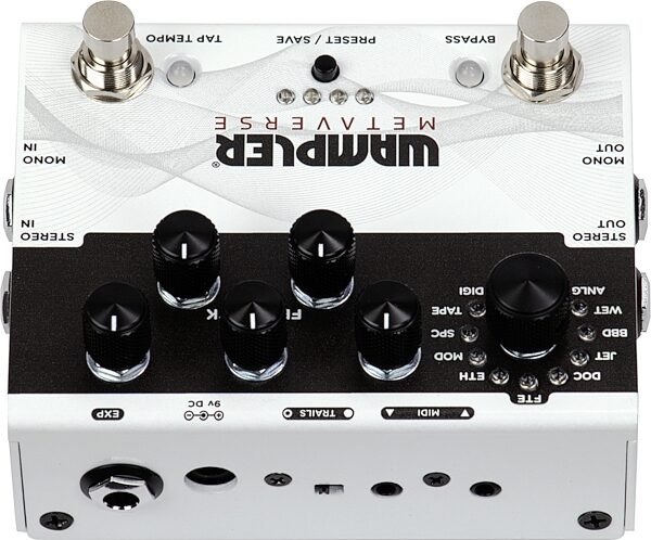 open zoom image for Wampler Metaverse Multi-Delay Pedal, New, Action Position Back