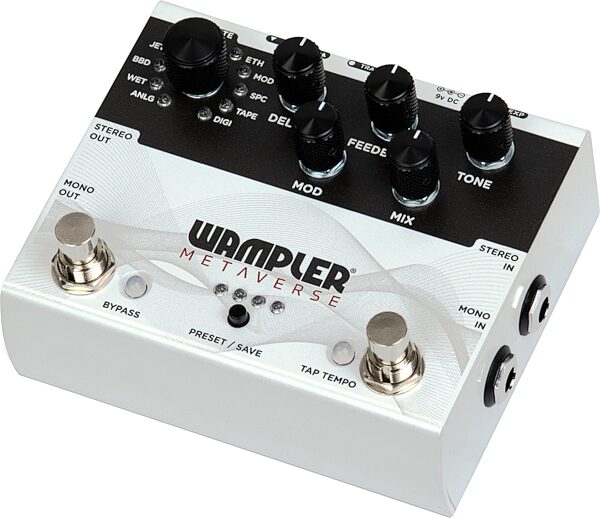 open zoom image for Wampler Metaverse Multi-Delay Pedal, New, Action Position Back