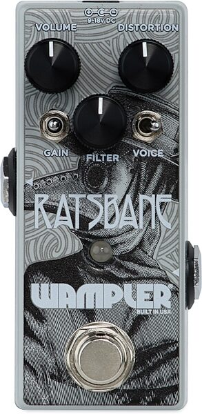 open zoom image for Wampler Ratsbane Distortion Pedal, New, Action Position Back