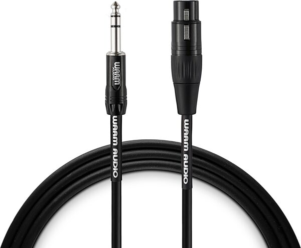open zoom image for Warm Audio Pro Series XLR-F to TRS-M Cable, 3 foot, Main