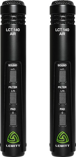 open zoom image for Lewitt LCT 140 AIR Small-Diaphragm Condenser Microphone, Matched Pair, Main