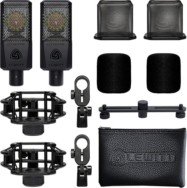 open zoom image for Lewitt LCT 440 PURE Large-Diaphragm Condenser Microphone, Stereo Pair, Action Position Back