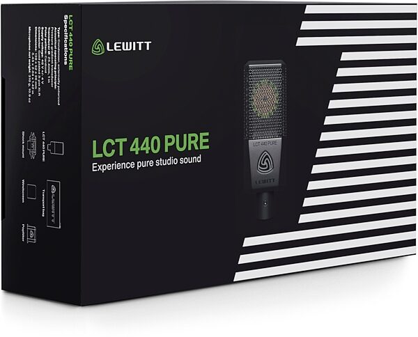 open zoom image for Lewitt LCT 440 PURE Large-Diaphragm Condenser Microphone, Single Microphone, Package