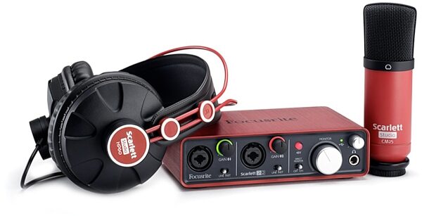 open zoom image for Focusrite Scarlett Studio Recording Package, Side