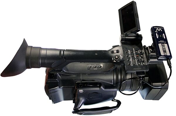 open zoom image for Wi Digital JMWASEL2 AudioStream EL2 Headset/Lavalier Wireless Microphone System, In Use with Film Camera