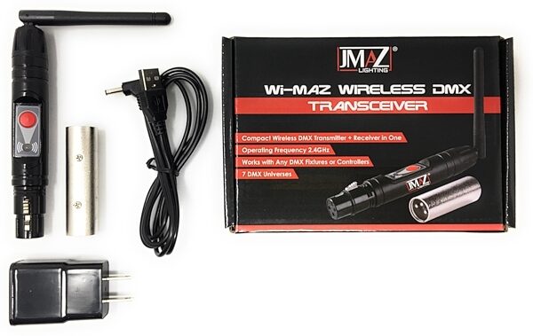 open zoom image for JMAZ Wi-MAZ Wireless DMX Transceiver, New, Detail Front