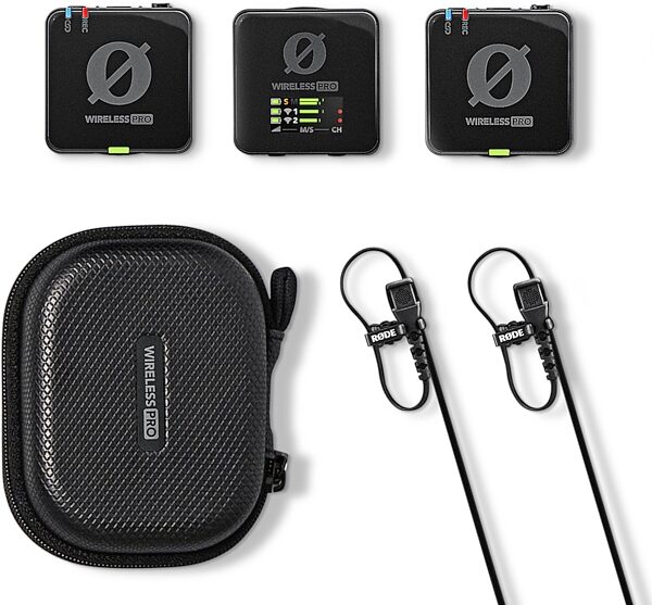 open zoom image for Rode Wireless PRO Dual-Channel Wireless Microphone + Recording System, New, Action Position Back