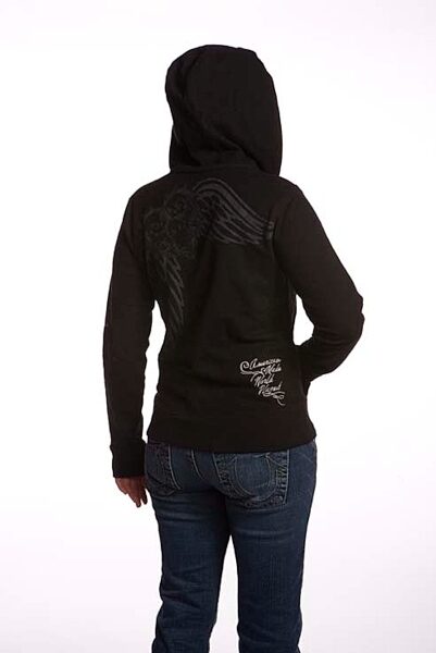 open zoom image for Gibson Women's Embroidered Hoodie, Worn