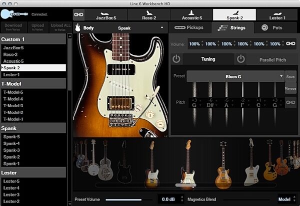 open zoom image for Line 6 Variax Workbench HD Software + USB Interface (Macintosh and Windows), main
