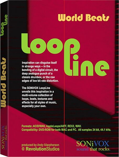 open zoom image for SONiVOX LoopLine World Beats Loop Library, Main