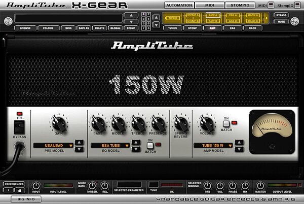 open zoom image for IK Multimedia Stomp IO USB Foot Controller and Audio Interface, X-Gear Example 2