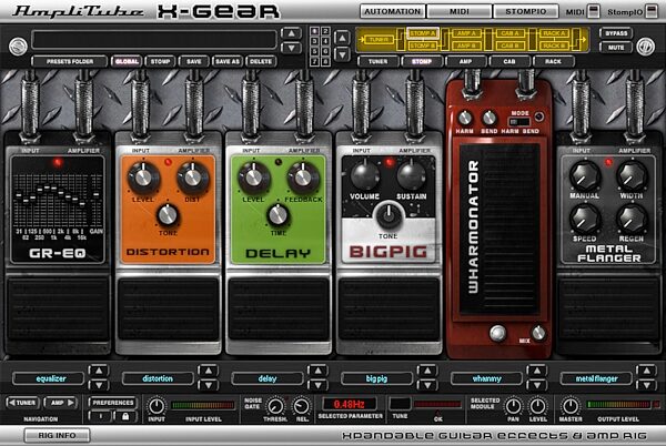 open zoom image for IK Multimedia Stomp IO USB Foot Controller and Audio Interface, X-Gear Example 3