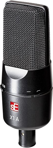 open zoom image for sE Electronics X1 A Large-Diaphragm Condenser Microphone, Black, Action Position Back